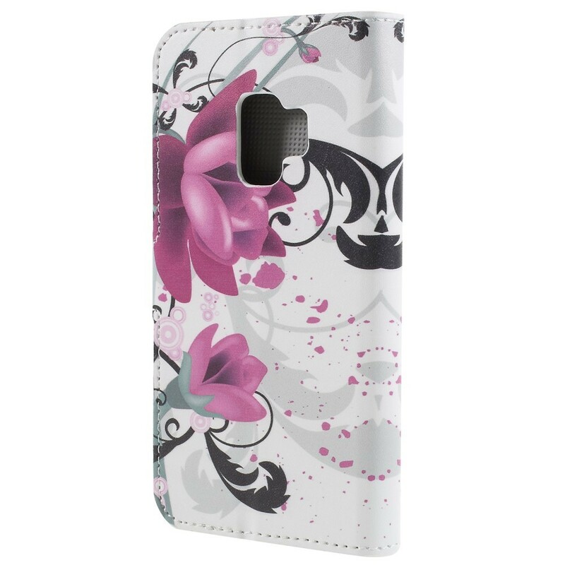 Samsung Galaxy S9 Case Butterflies e Flores