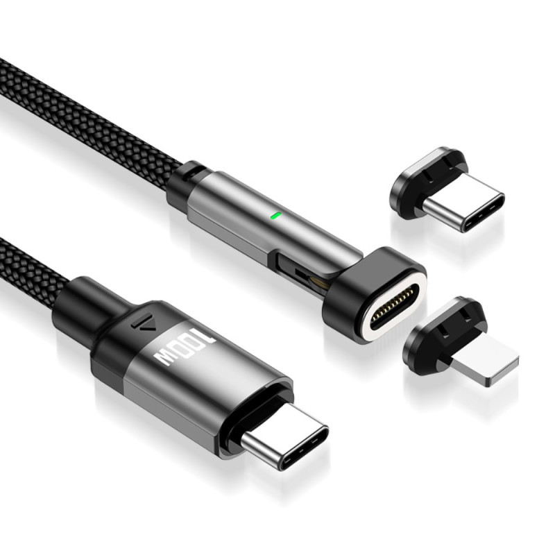 Cabo de carregamento ENKAY USB-C para Lightning e USB-C com duas extremidades