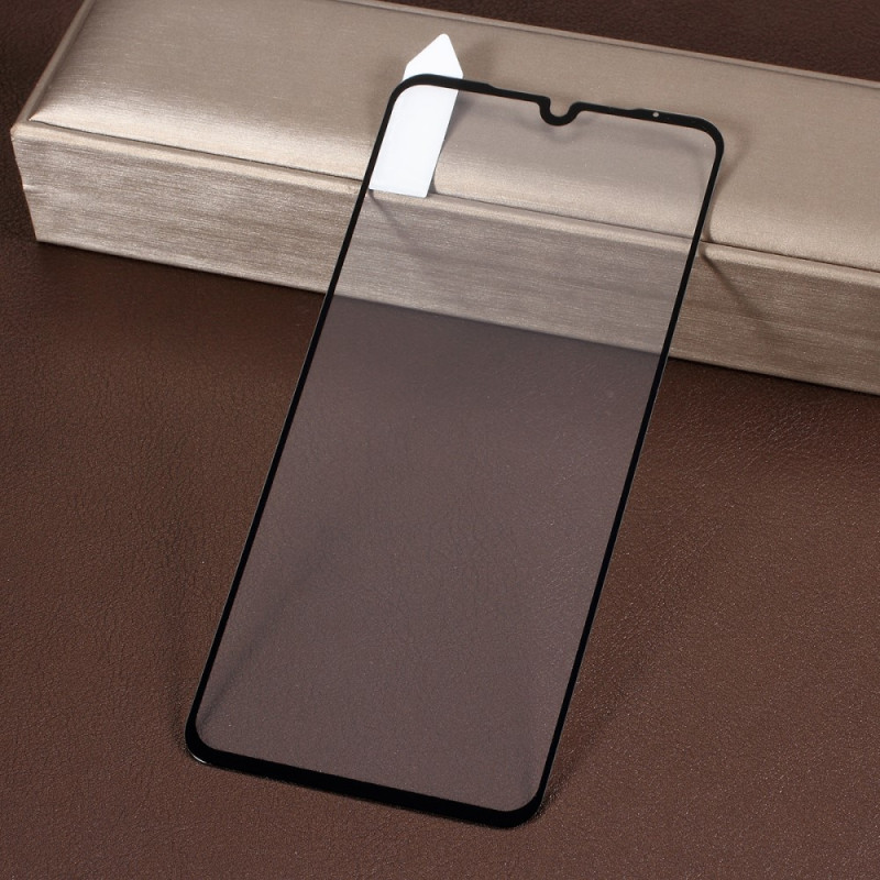 Proteção de vidro temperado de contorno preto para o ecrã do Xiaom Mi 9