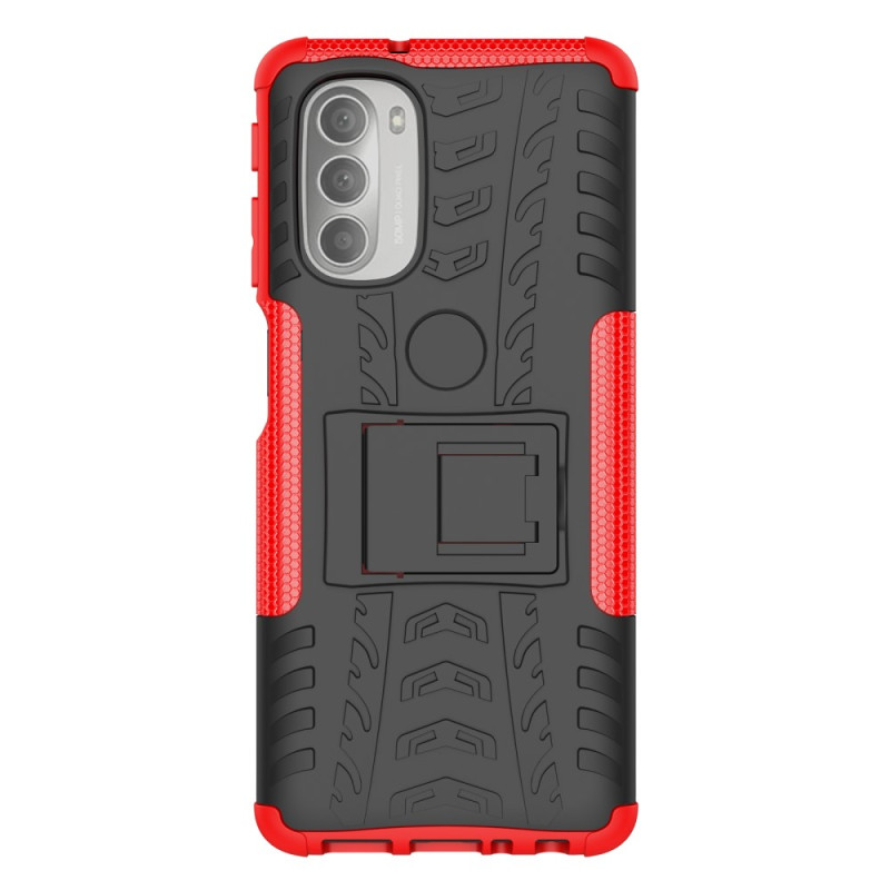 Capa com padrão de pneus para Moto G51 5G