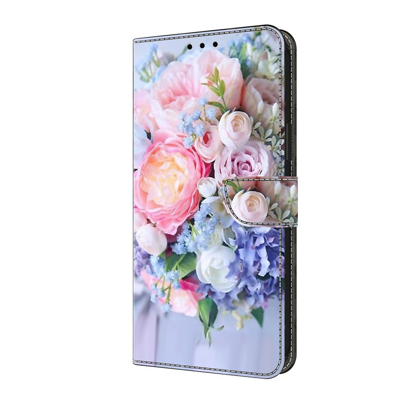 Capa para Moto G14 Flores coloridas