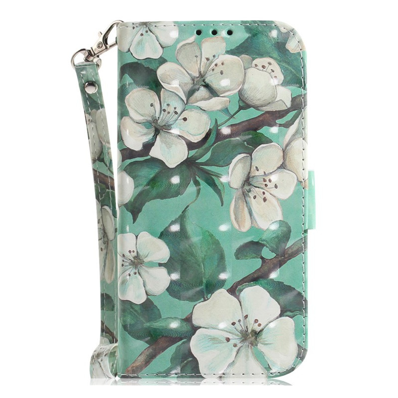 Capa para Moto G14 Branco Flor