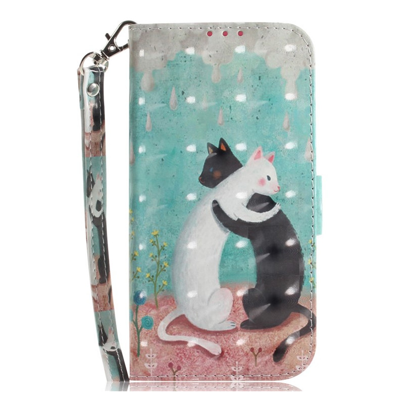 Capa para Moto G14 Two Cats Strap