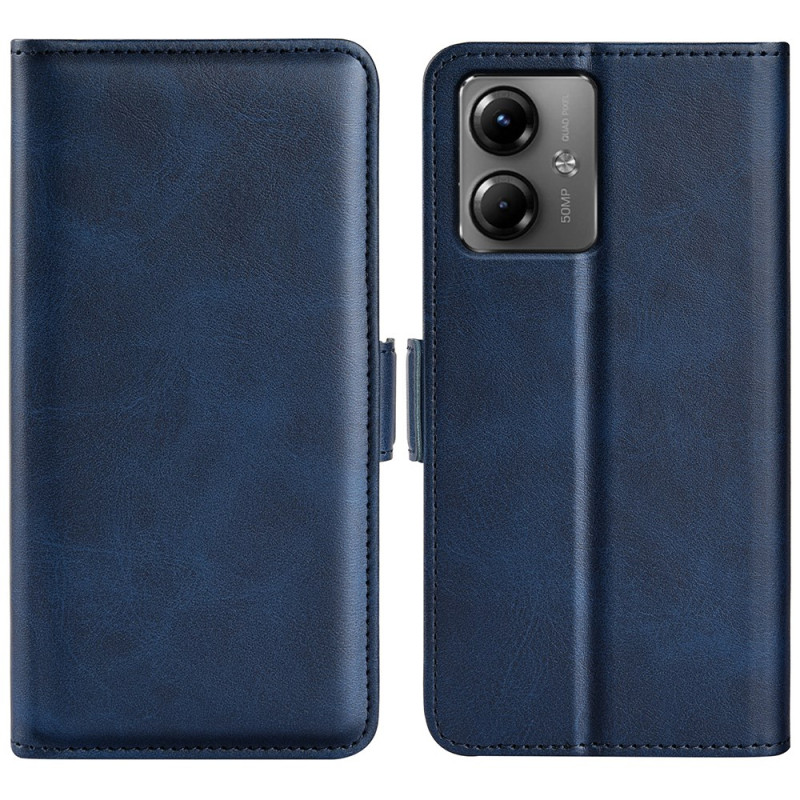 Capa com fecho duplo para Moto G14