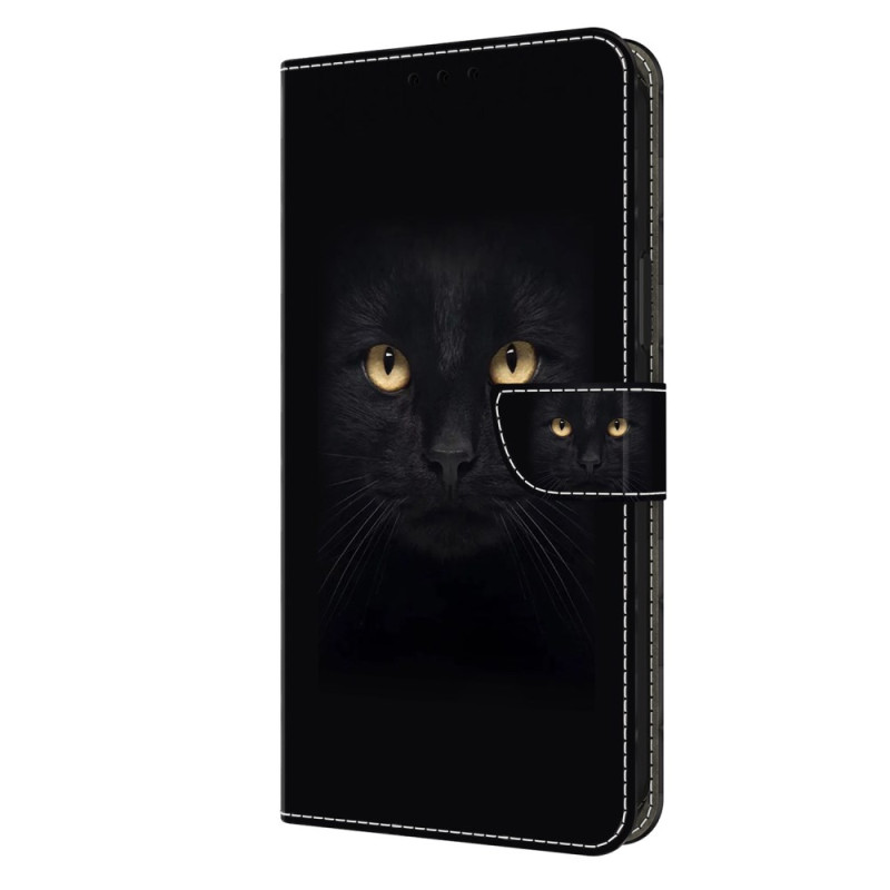Capa para Samsung Galaxy S24 5G Olhos de Gato Preto