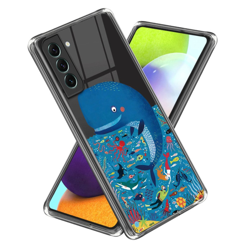 Capa Baleia Transparente para Samsung Galaxy S24