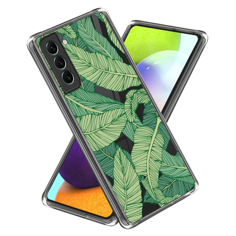 Capa para Samsung Galaxy S24 5G Folhas verdes