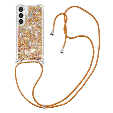 Capa com cordão brilhante...