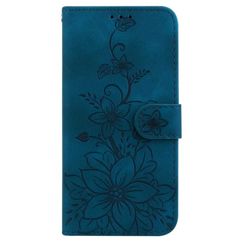 Capa com banda floral para Samsung Galaxy S24 5G