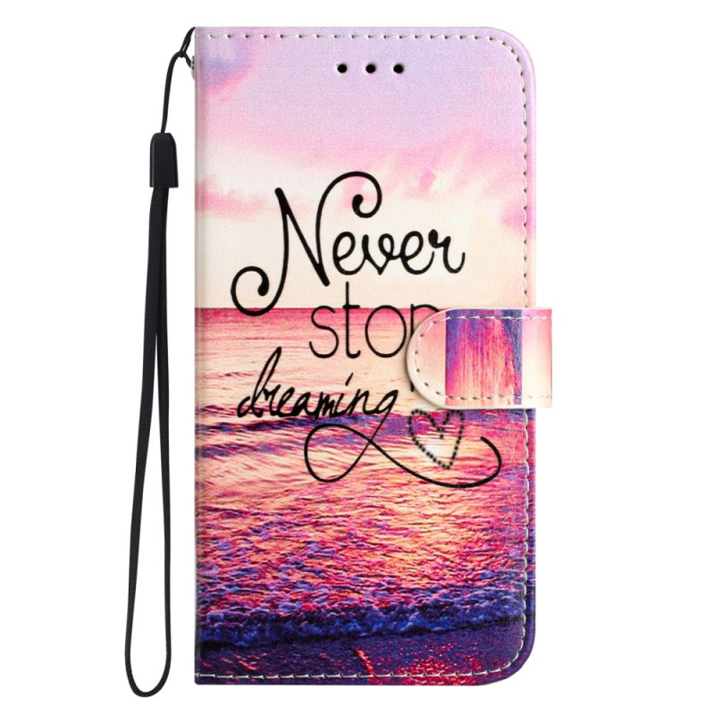 Capa para Moto G84 5G Never Stop Dreaming - Lanièrer