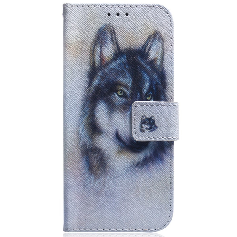 Capa para Moto G84 5G Watercolour Wolf