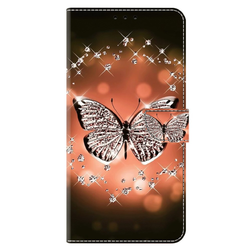 Capa para Moto G54 5G Crystal Butterfly