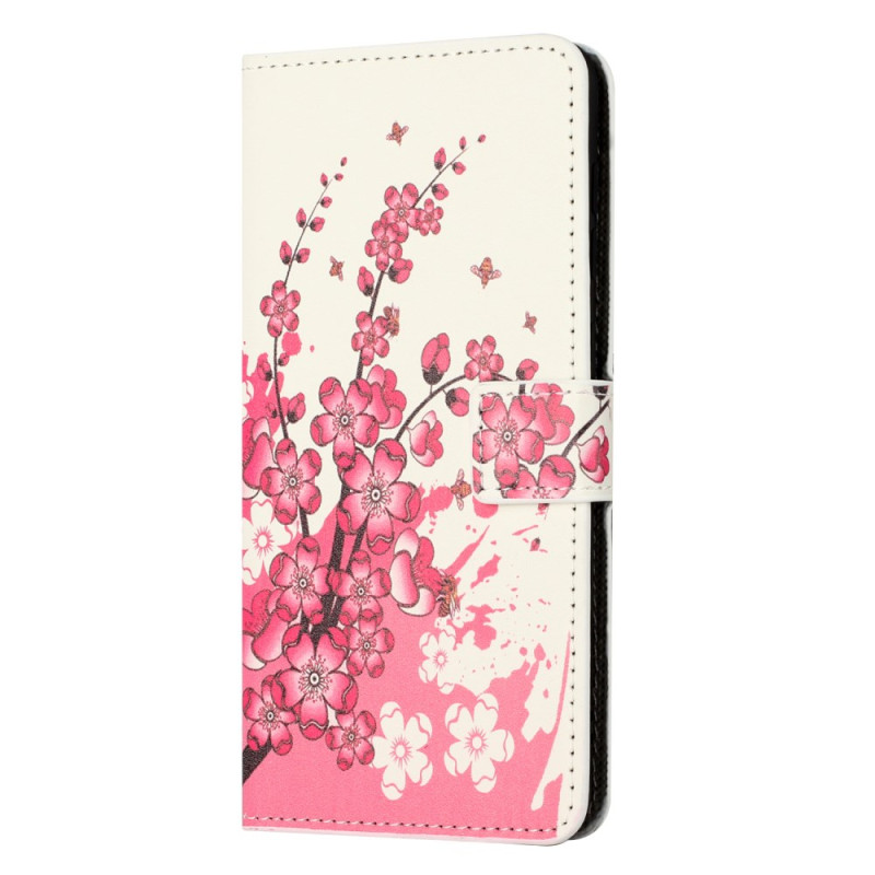 Capa Flores Tropicais para Moto G54 5G