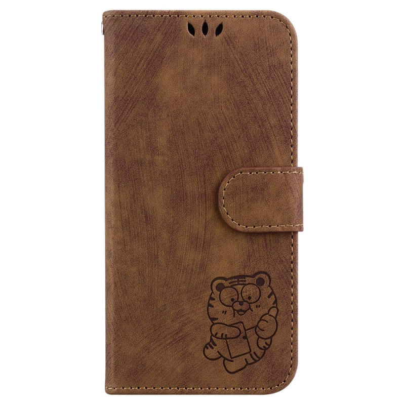 Capa para Motorola Moto G54 5G com um bonito design de tigre