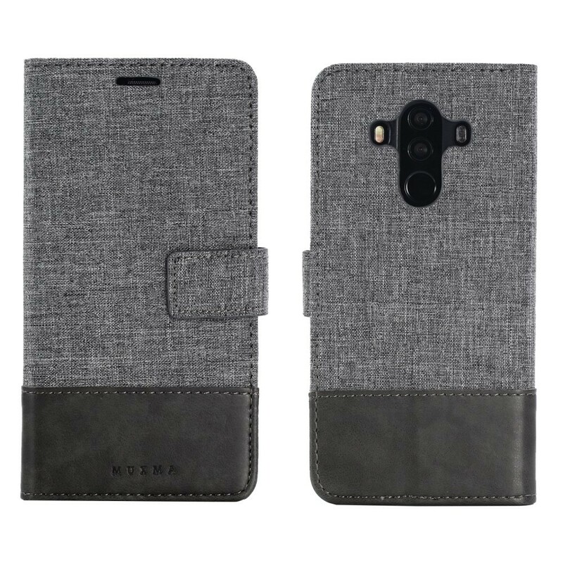 Huawei Mate 10 Pro Case Muxma Tecido e Efeito Couro Huawei Mate 10 Pro Case Muxma Tecido e Efeito Couro