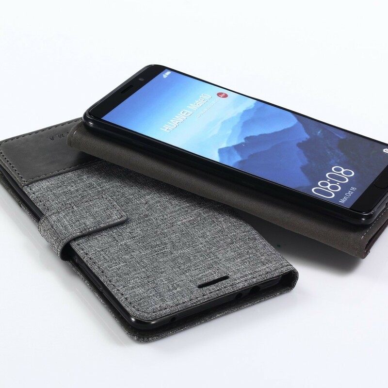 Huawei Mate 10 Pro Case Muxma Tecido e Efeito Couro Huawei Mate 10 Pro Case Muxma Tecido e Efeito Couro