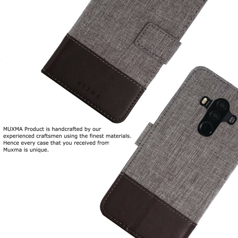 Huawei Mate 10 Pro Case Muxma Tecido e Efeito Couro Huawei Mate 10 Pro Case Muxma Tecido e Efeito Couro