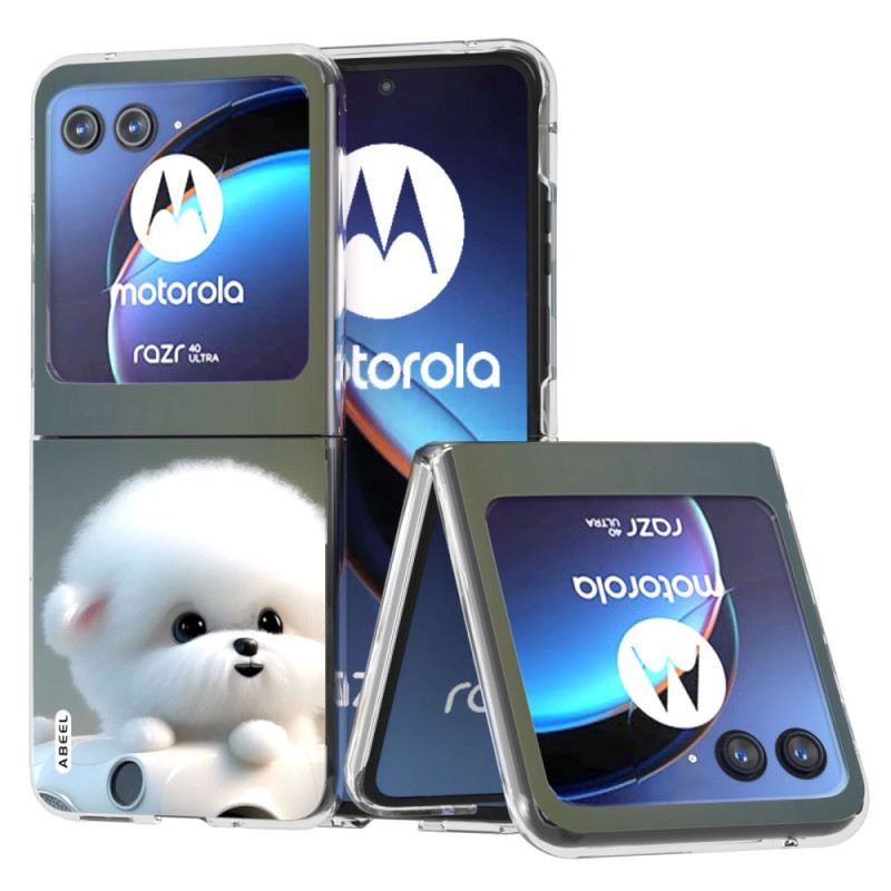 Capa Motorola Razr 40 Ultra 5G Cão Branco ABEEL
