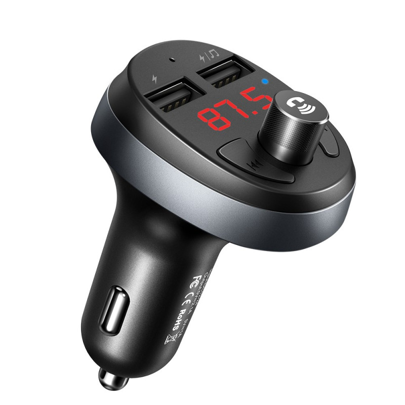 Transmissor FM Bluetooth com carregador para automóvel e leitor de música MCDODO