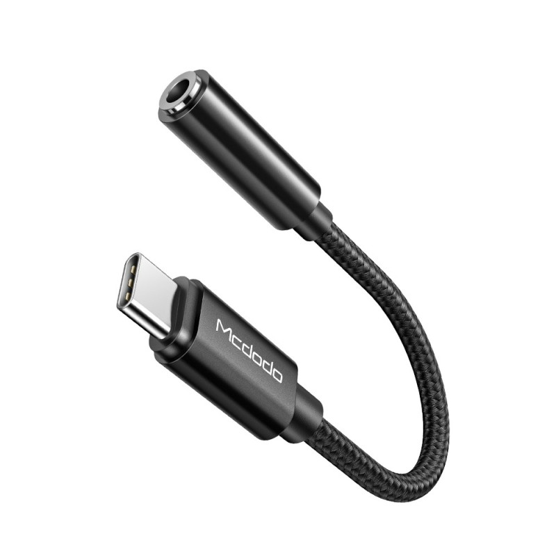 Adaptador USB tipo C para ficha de auriculares
 fêmea de 3,5 mm MCDODO