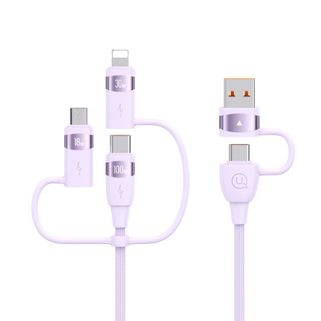 Cabo 6 em 1 de 100 W USB-A...