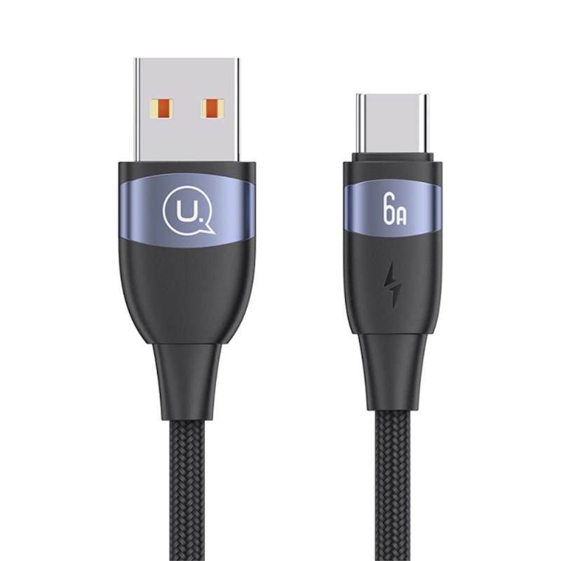 Cabo de dados USAMS 2m USB-A para Type-C