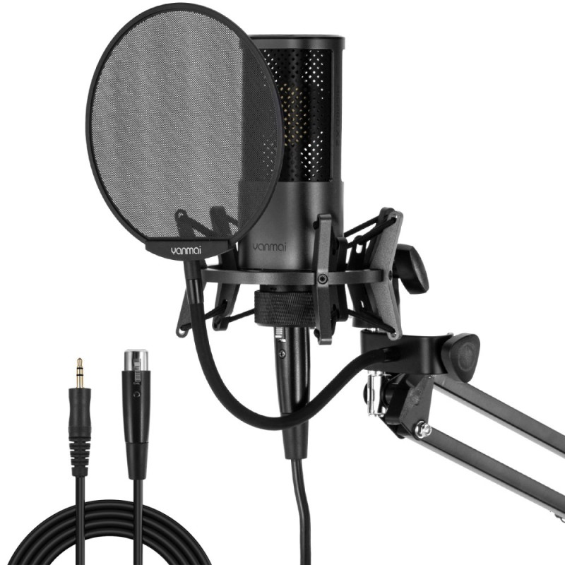 Kit de microfone para gravação em estúdio YANMAI PC