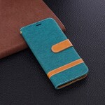 Samsung Galaxy S9 Capa de tecido e efeito pele com alça Samsung Galaxy S9 Capa de tecido e efeito pele com alça