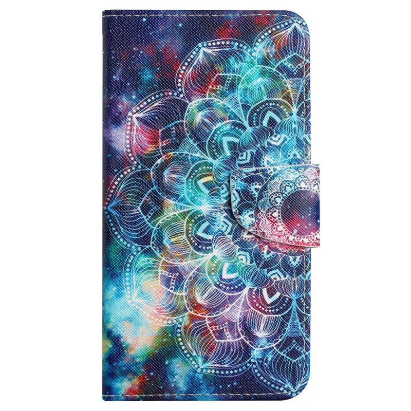 Capa com fita Mandala colorida para Samsung Galaxy S24 Plus 5G