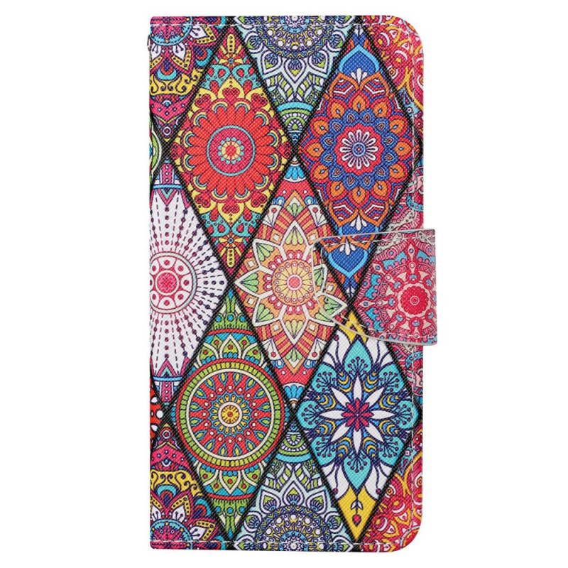 Capa para Samsung Galaxy S24 Plus Totem Losanges com correia