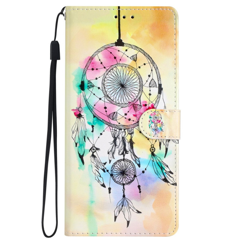 Capa com cordão para Samsung Galaxy S24 Plus 5G Watercolour Dreamcatcher