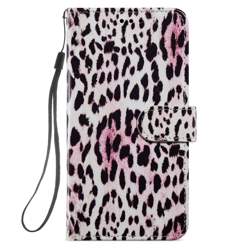 Capa com fita para Samsung Galaxy S24 Plus 5G Leopard