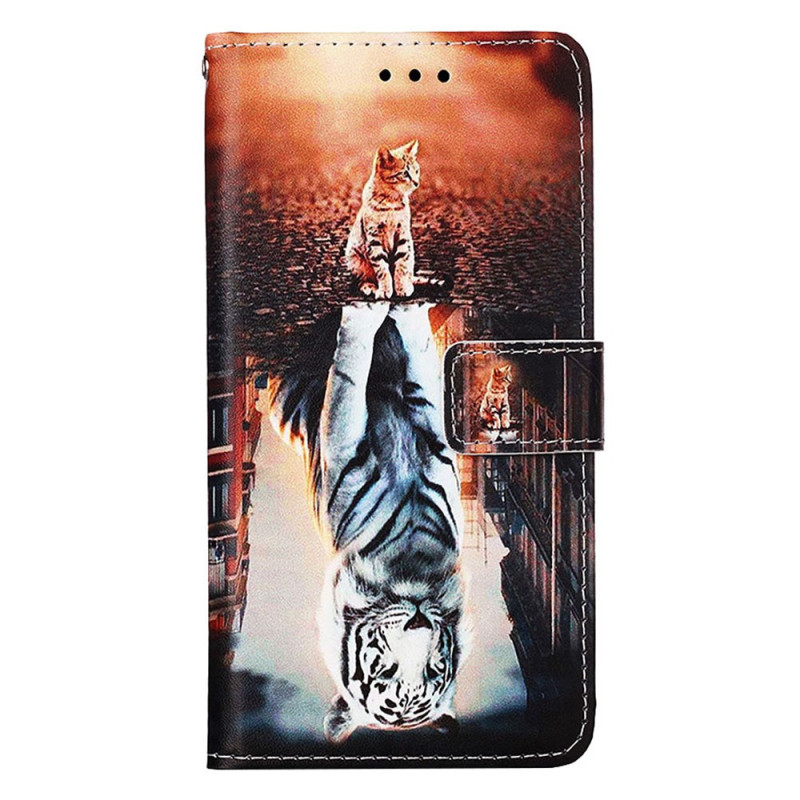 Capa para Samsung Galaxy A25 5G / A24 4G Kitty Dream com cordão de segurança