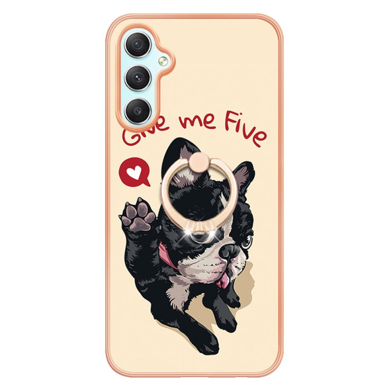 Capa para telemóvel Samsung Galaxy A25 5G com anel para cão Give Me Five