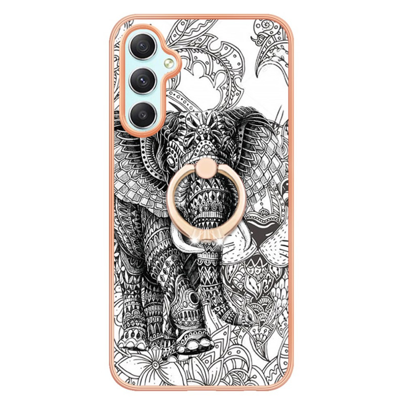 Capa para telemóvel Samsung Galaxy A25 5G com anel de suporte para elefante Totem