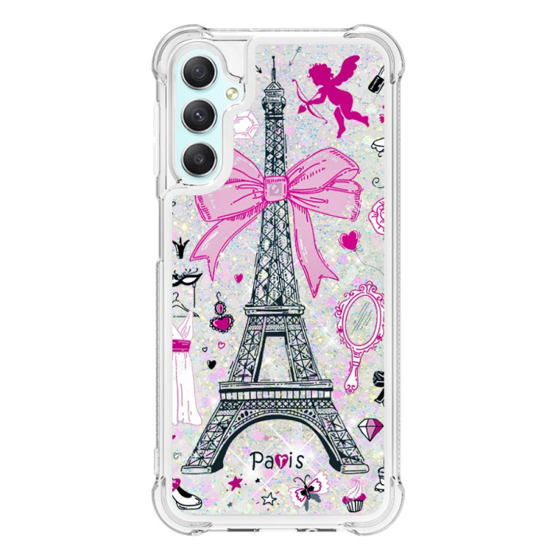 Capa para Samsung Galaxy A25 5G Glitter Torre Eiffel