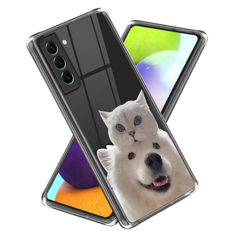 Capa para Samsung Galaxy S24 Plus 5G Gato e Cão