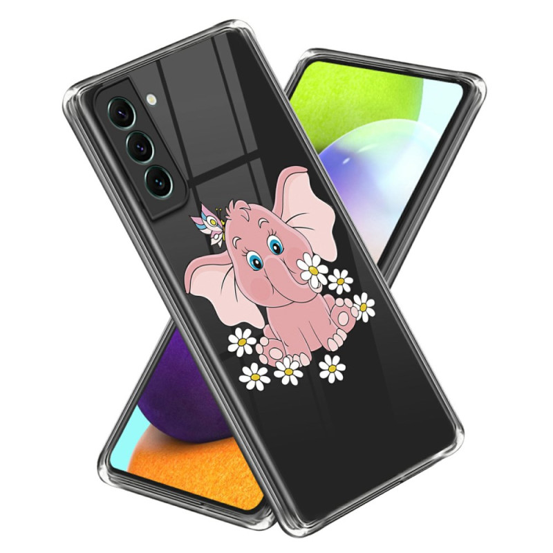 Capa para Samsung Galaxy S24 Plus 5G Pink Elephant