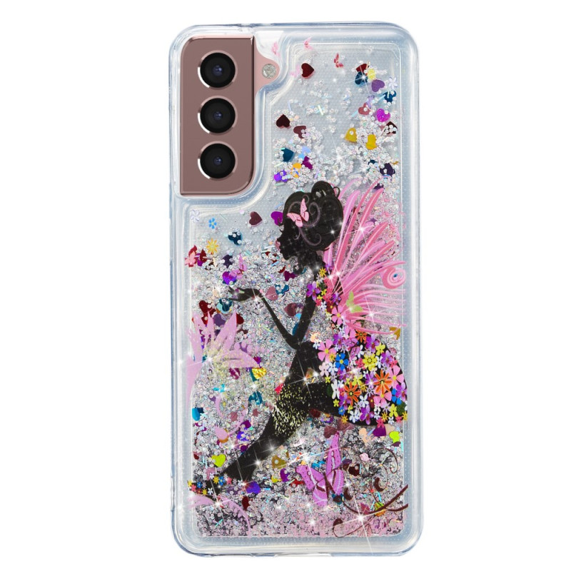 Capa Samsung Galaxy S24 Plus 5G Girl Liquid Glitter