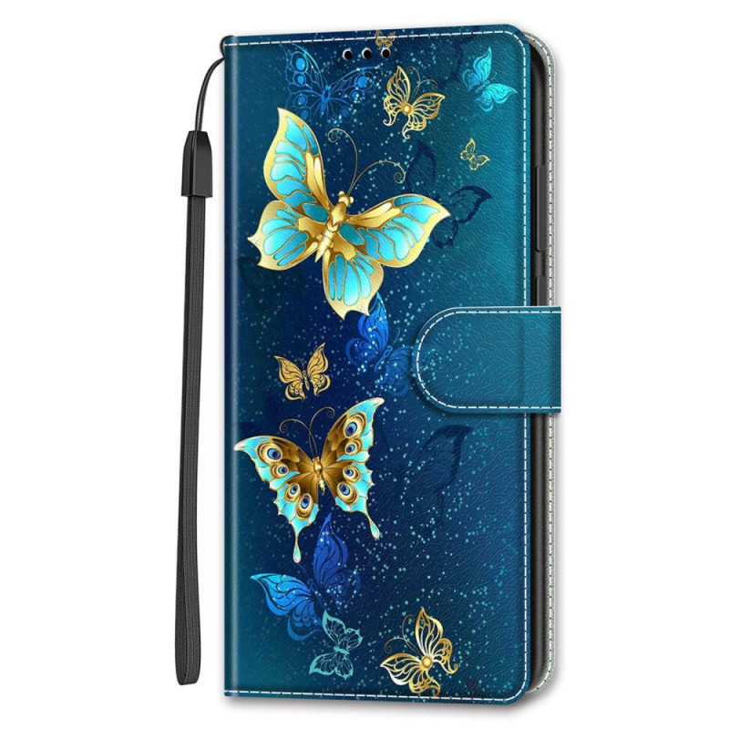 Capa para Samsung Galaxy S24 Ultra 5G com duas borboletas