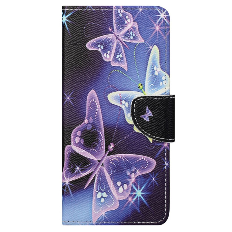 Capa para Samsung Galaxy S24 Ultra 5G Borboletas cintilantes