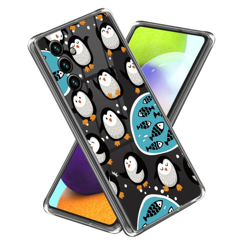 Capa pinguins Samsung Galaxy A25 5G