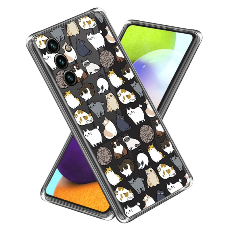 Capa Samsung Galaxy A25 5G Design de gatos