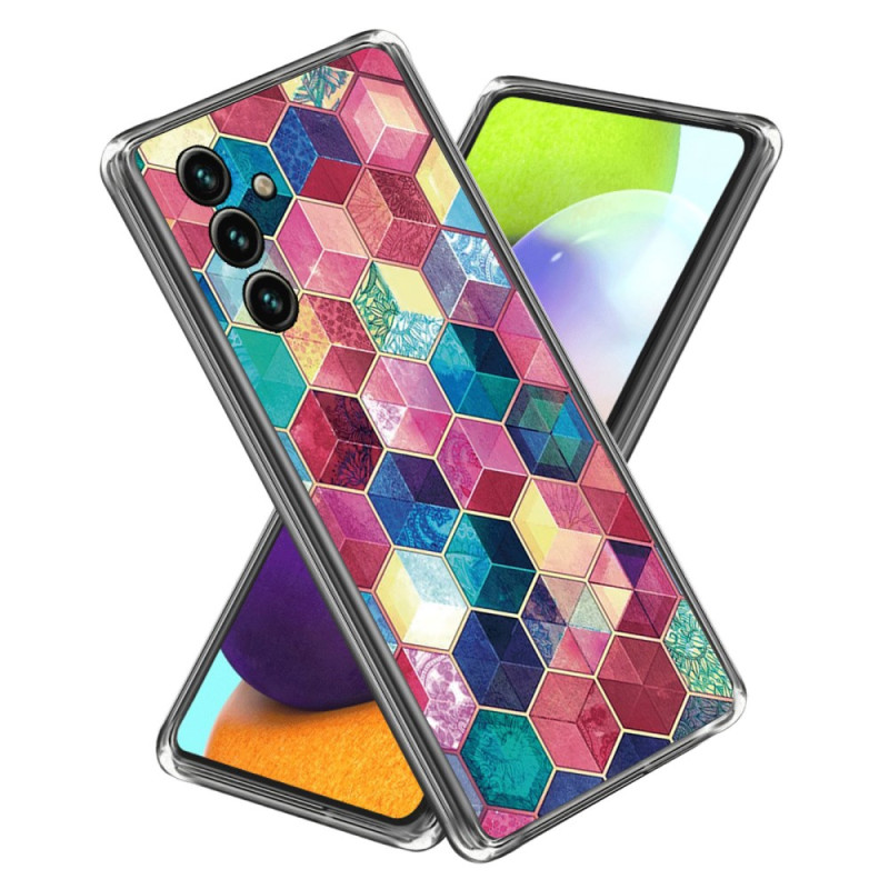 Capa Samsung Galaxy A25 5G Blocos coloridos