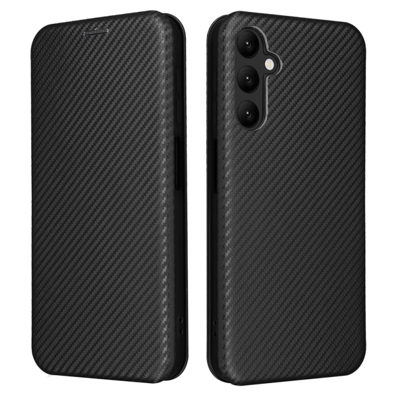 Capa Flip Cover Samsung Galaxy A25 5G Fibra de Carbono