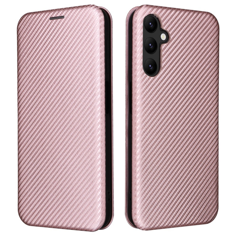 Capa Flip Cover Samsung Galaxy A25 5G Fibra de Carbono