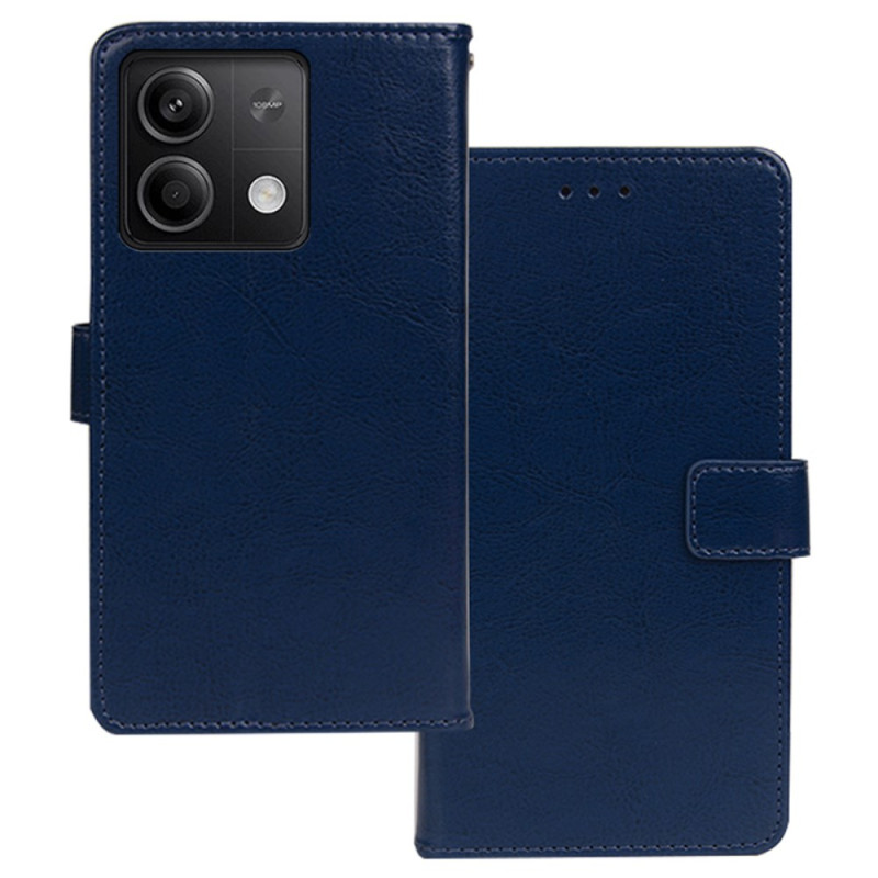 Capa para Xiaomi Redmi Note 13 5G em pele sintética IDEWEI