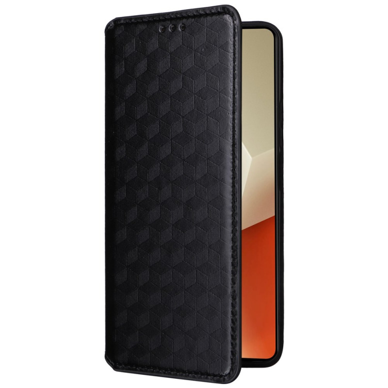 Capa Flip Cover Xiaomi Redmi Note 13 Pro 5G / Poco X6 3D Cubes