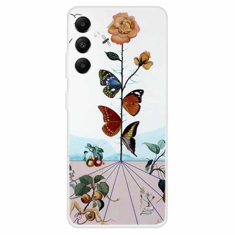 Capa para Samsung Galaxy A05s Flores e borboletas