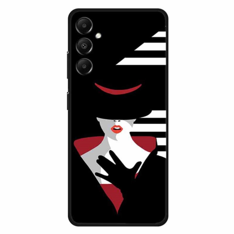 Capa para Samsung Galaxy A05s Lady in the Black Hat